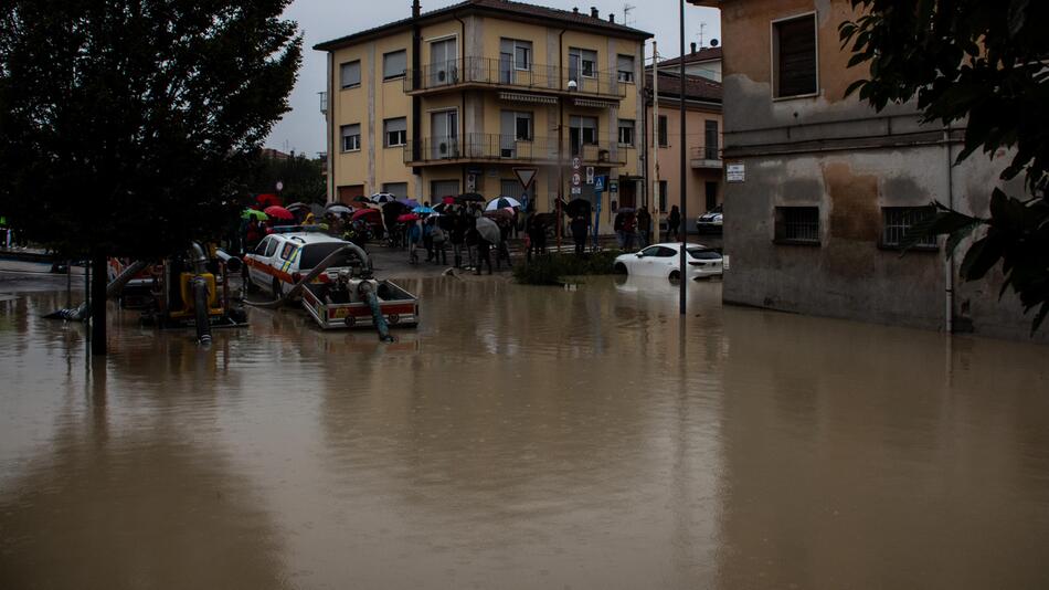 Italien Überflutung, Emilia-Romagna