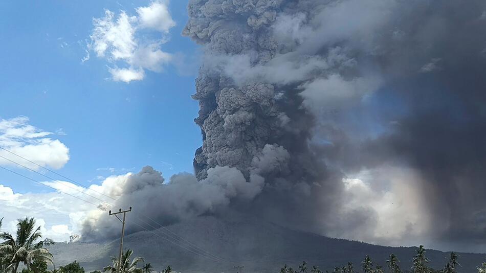 Vulkanausbruch in Indonesien