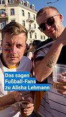 Frauen-EM: Das sagen Fussball-Fans zu Alisha Lehmann