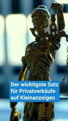 Der richtige Satz für Privatverkäufe auf Kleinanzeigen