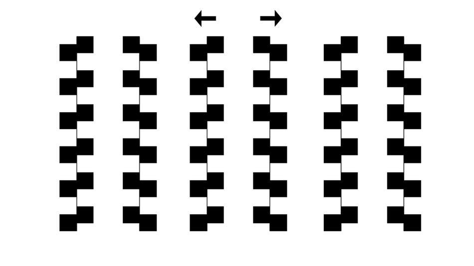 Optische Täuschung: Hier lügt die Wahrnehmung, bis sich die Balken biegen