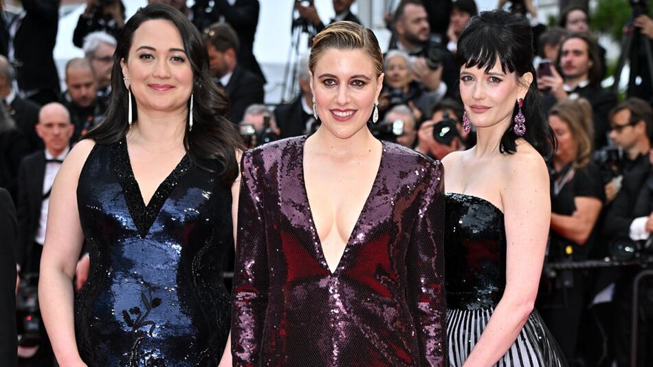 Lily Gladstone, Greta Gerwig und Eva Green (v.l.n.r.) sind Teil der Cannes-Jury.