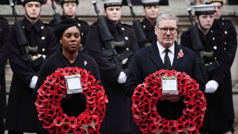 Remembrance Sunday in Grossbritannien