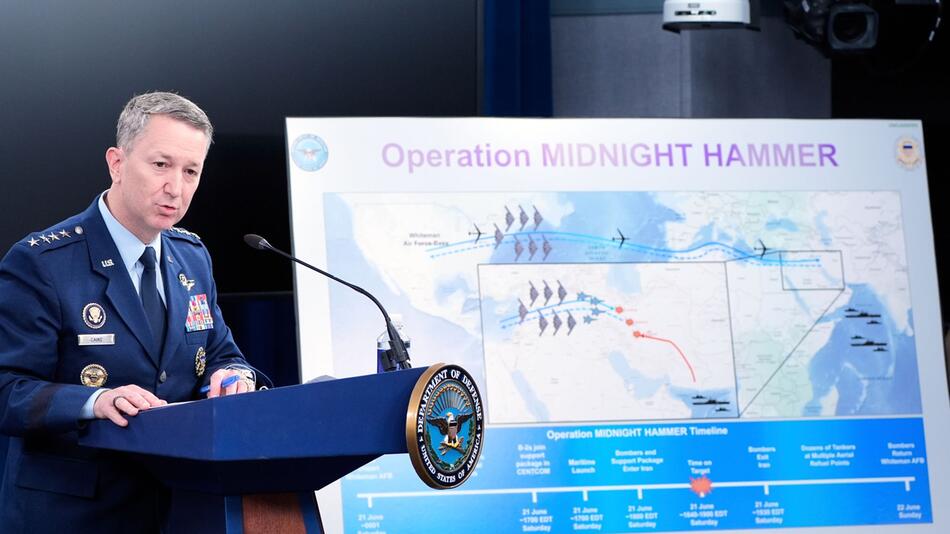 Nahostkonflikt - Pressekonferenz der US-Militärführung