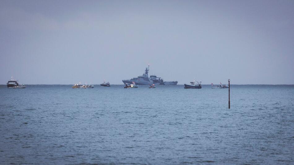 Französische Fischer blockieren Hafen von Jersey