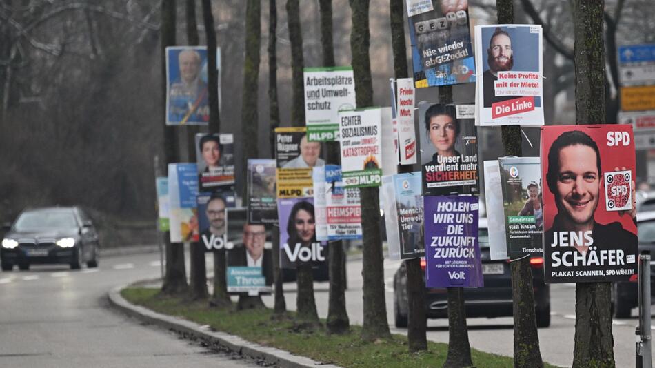 Wahlkampf Bundestagswahl - Plakate