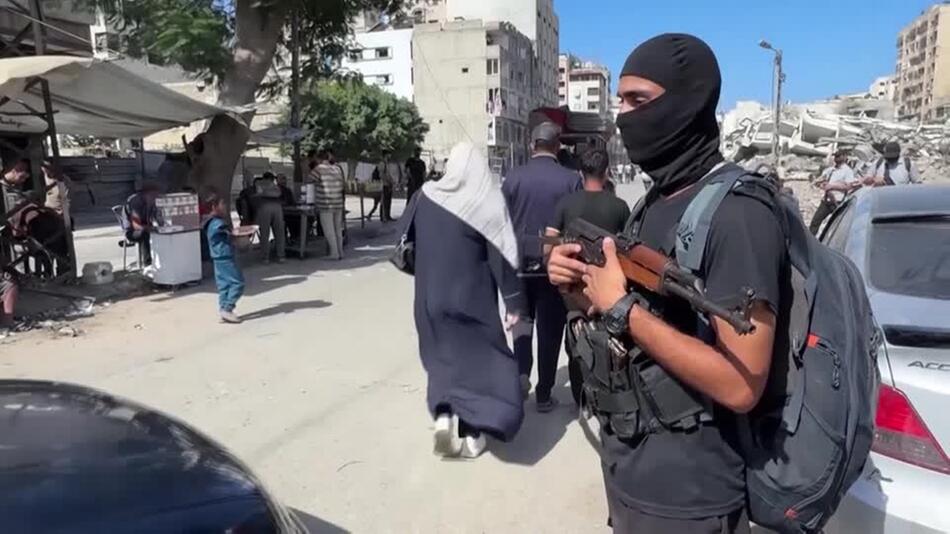 Nach Waffenruhe - Hamas um Präsenz im Gazastreifen bemüht