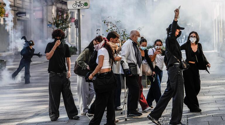 Schülerproteste in Frankreich