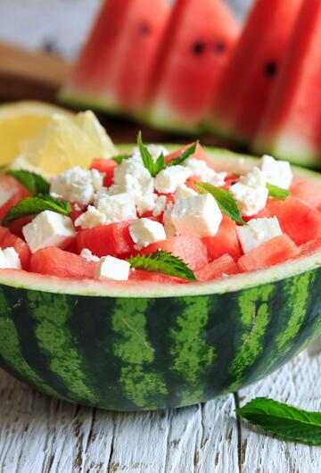 Wassermelonensalat