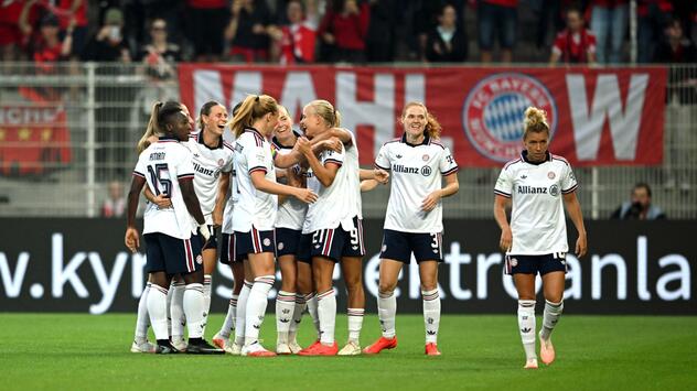 Die Fussballerinnen von Bayern München