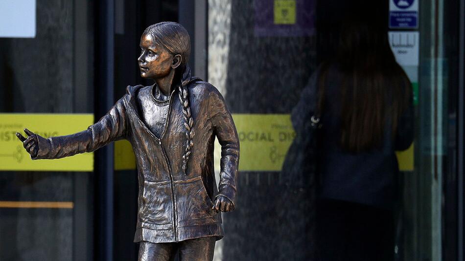 Greta Thunberg-Statue in Grossbritannien