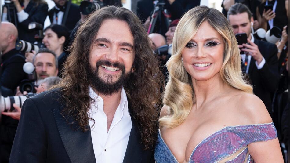 Nach den Filmfestspielen in Cannes geniessen Heidi Klum und Tom Kaulitz noch die Sonne an der ...