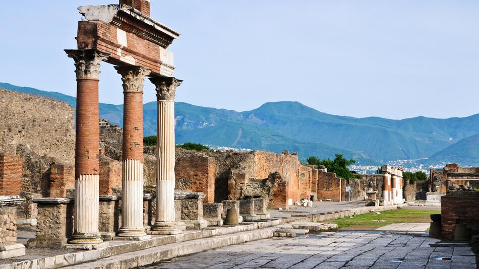 Ruinen von Pompeji im Archäologischen Park