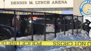 Schüsse bei Eishockey in Pawtucket