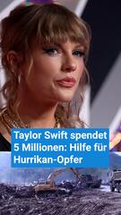 Taylor Swift spendet Millionen: Hilfe für Hurrikan-Opfer