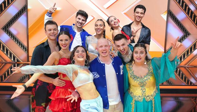 Die fünf verbliebenen "Let's Dance"-Paare aus der 10. Live-Show.