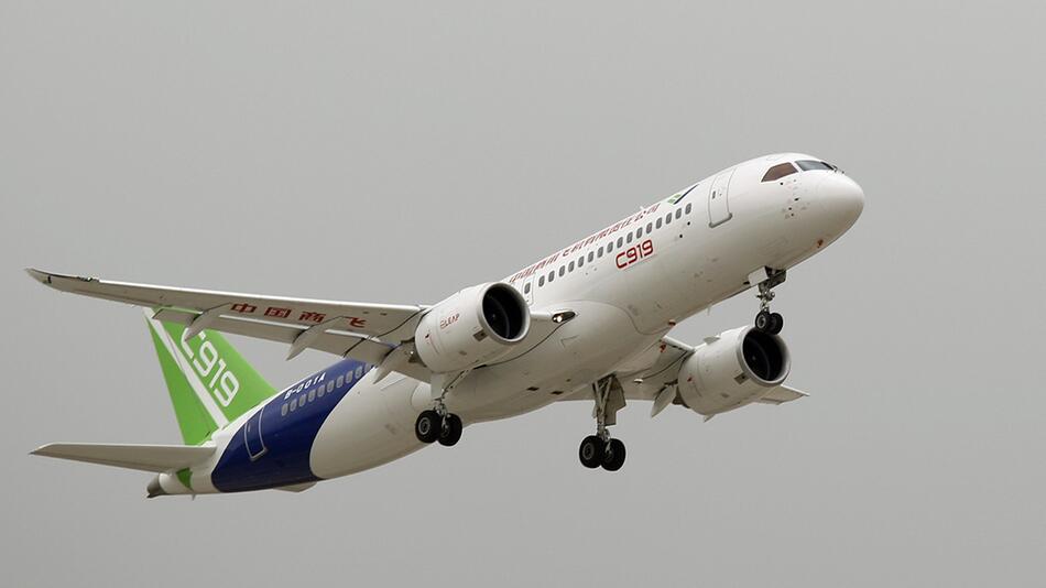 Neues Passagierflugzeug Comac C919