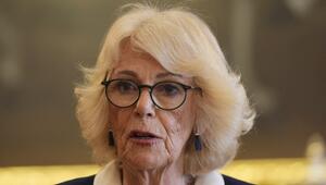 Königin Camilla bei ihrer Rede zum Internationalen Frauentag.