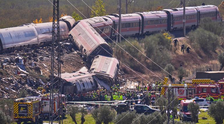 Zusammenstoss zweier Züge in Spanien
