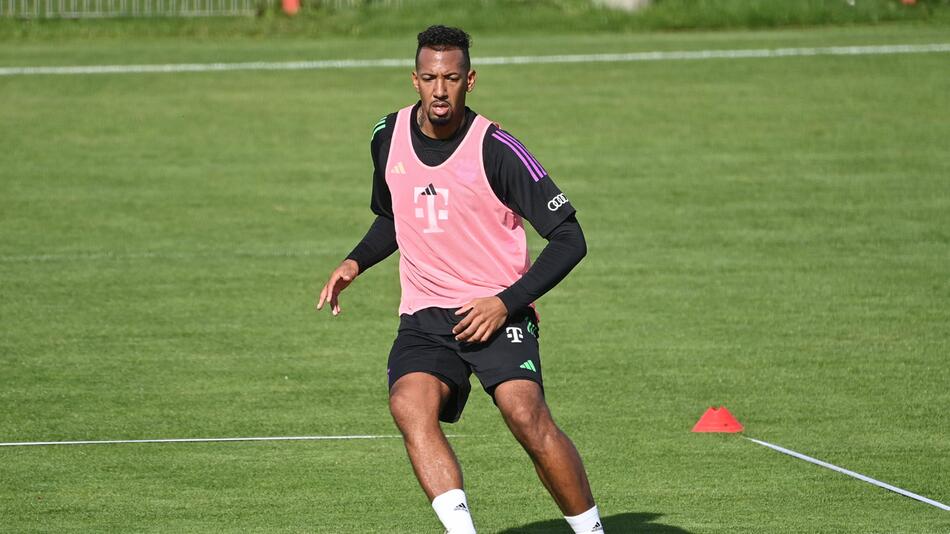 Jérôme Boateng beim Training beim FC Bayern.