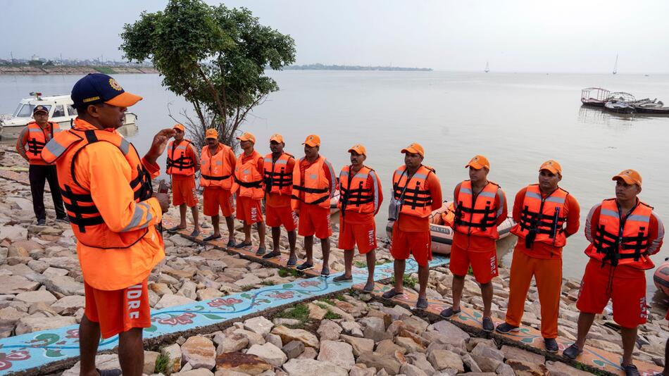 Überschwemmungen durch Monsun in Indien