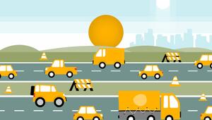 Stauprognose - Mittlere Auslastung