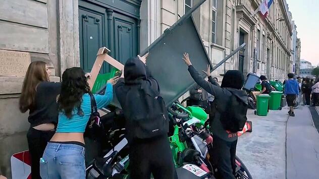 Gewalt bei Schulprotesten in Frankreich: Mehr als 160 Festnahmen