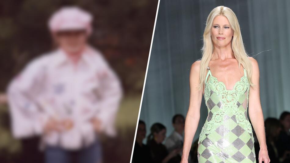 Im fetzigen selbstgemachten Kostüm: Claudia Schiffer teilt süsses Kinderfoto