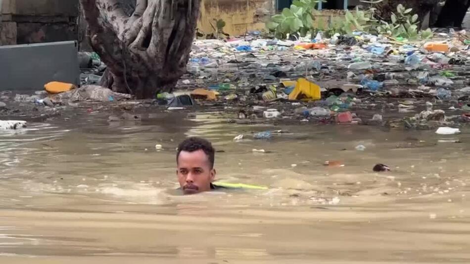 Dramatische Szenen nach Überschwemmungen in Mogadischu