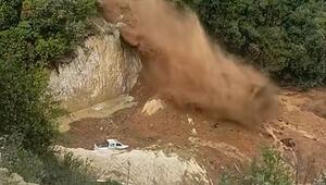 Tonnen Erde in Bewegung: Massiver Erdrutsch begräbt geparktes Auto in Yunnan