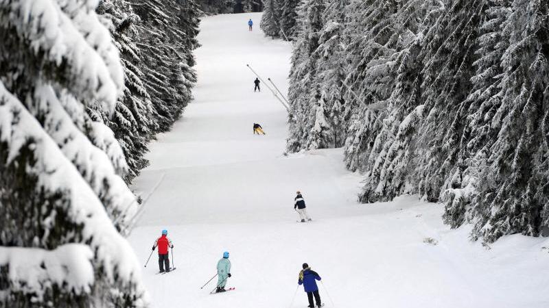 Schneespass am Ochsenkopf