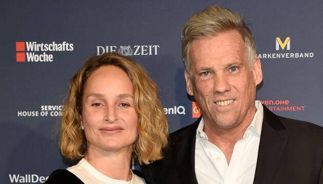 Lara Joy Körner und ihr Partner Niels van Hoek im Februar 2025 in München.