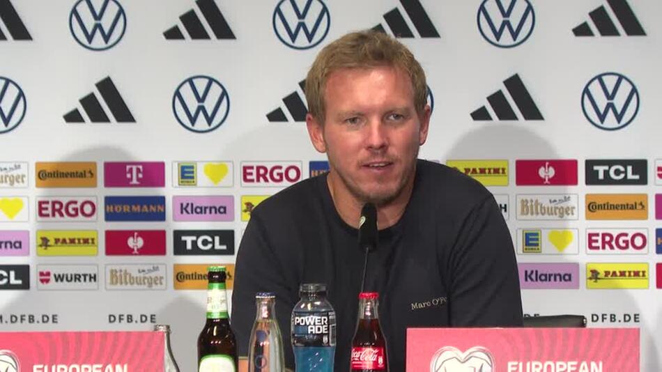 Fussball: Nagelsmann genervt von Pfiffen bei Länderspiel