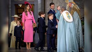Prinzessin Sofia und Prinz Carl Philip mit ihren vier Kindern beim Dankgottesdienst - vor allem ...