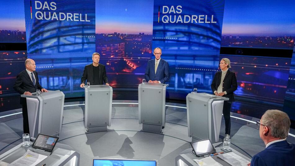 TV-Runde im Bundestagswahlkampf