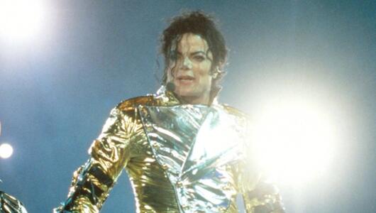 Michael Jackson während eines Auftritts im Jahr 1996.