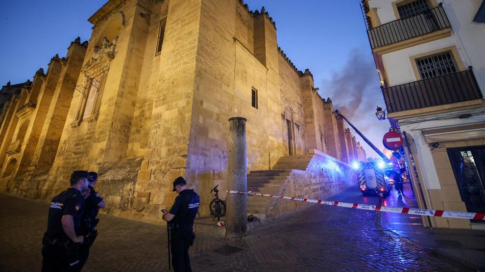 Brand in Kathedrale von Cordoba