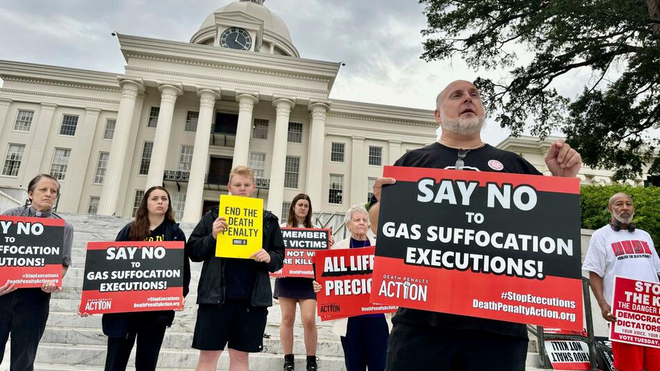 Demonstration gegen Todesstrafe in Alabama