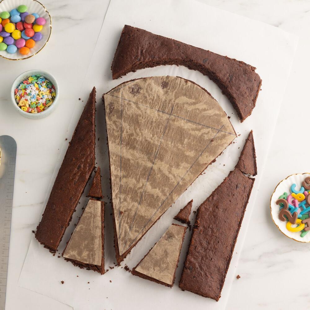 Schultütenkuchen backen