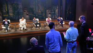 Die Löwen Carsten Maschmeyer, Janna Ensthaler, Frank Thelen, Dagmar Wöhrl und Ralf Dümmel (v.li ...
