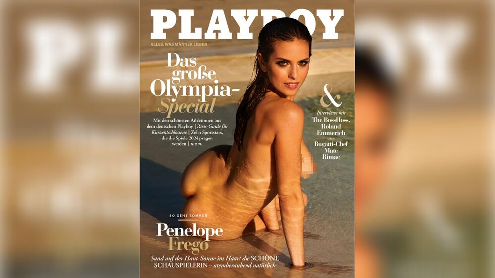 Penelope Frego ziert das Cover der neuen Ausgabe des deutschen "Playboy".