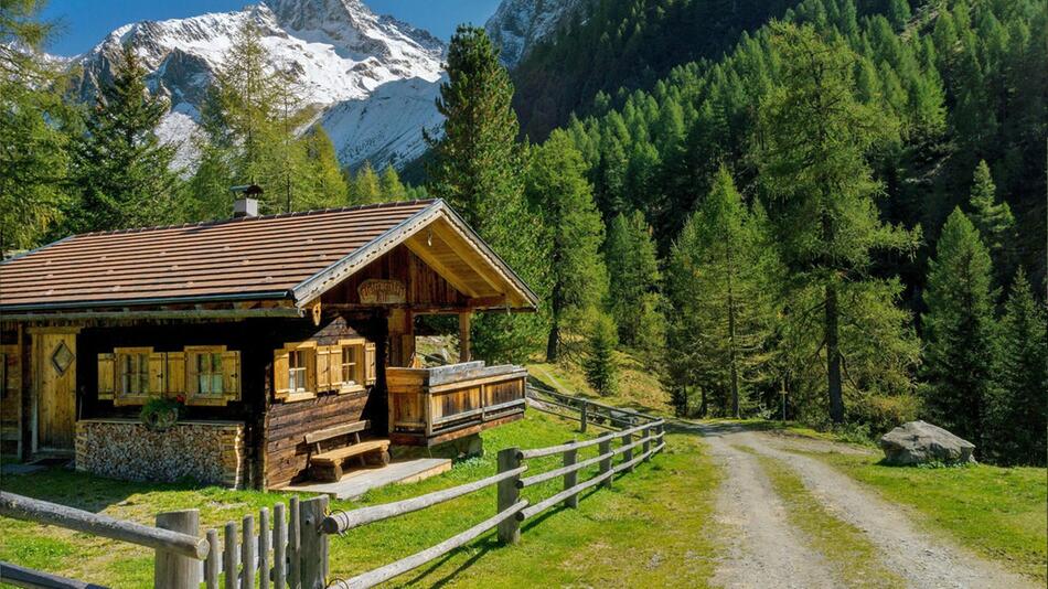 Arbeiten auf Berghütten