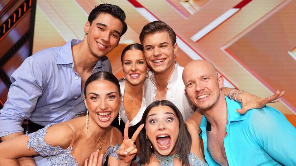 Diese drei Paare fegen im "Let's Dance"-Finale am 23. Mai über das Parkett: Diego Pooth (v.l.) ...