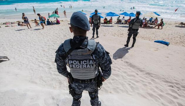 Polizist in Cancún
