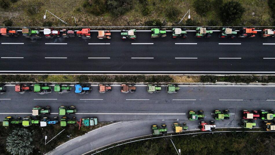 Landwirte protestieren in Griechenland