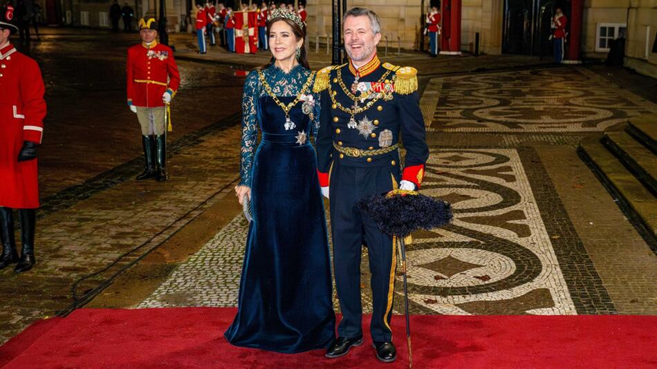 König Frederik und Königin Mary konnten den Empfang sichtlich geniessen.