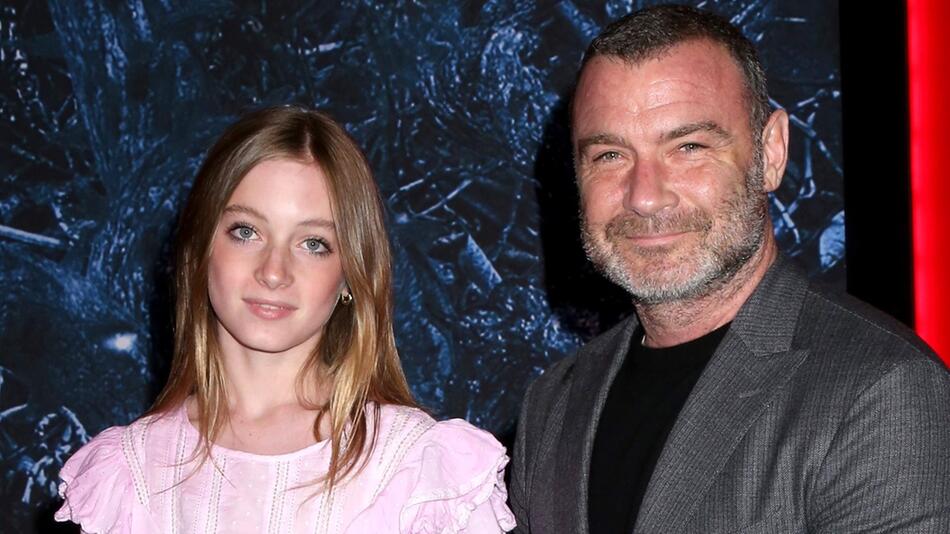 Liev Schreiber und seine Tochter Kai gemeinsam bei einer Premiere in New York.