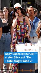 Andy Sachs ist zurück: Erster Blick auf "Der Teufel trägt Prada 2"