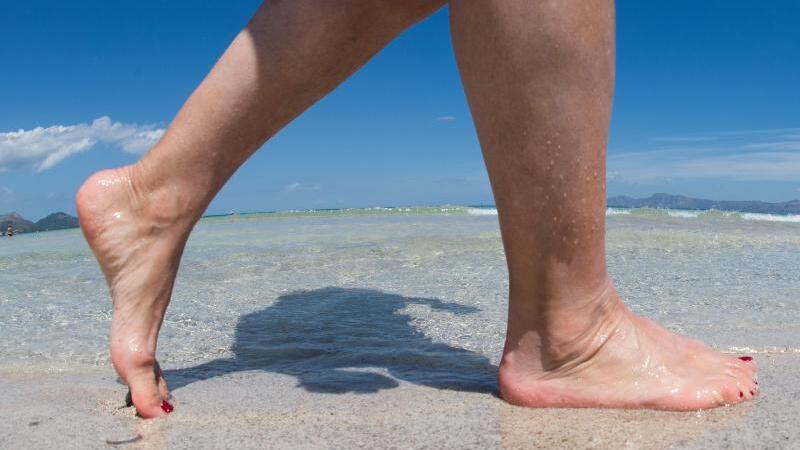 Füsse am Strand