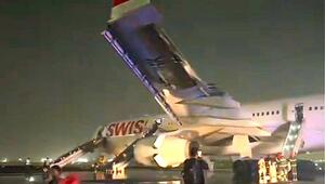 Abbruch beim Start: Triebwerk von Swiss-Airbus fängt Feuer